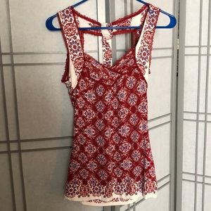 Vintage Style Handkerchief Tank